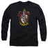 HARRY POTTER/GRYFFINDOR CREST -  L/S ADULT 18/1  - BLACK