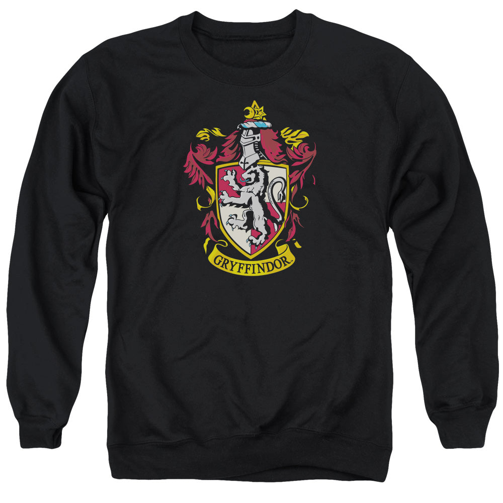HARRY POTTER/GRYFFINDOR CREST - ADULT CREWNECK SWEATSHIRT - BLACK