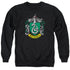 HARRY POTTER/SLYTHERIN CREST - ADULT CREWNECK SWEATSHIRT - BLACK