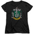 HARRY POTTER/SLYTHERIN CREST - S/S WOMENS TEE - BLACK