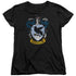 HARRY POTTER/RAVENCLAW CREST - S/S WOMENS TEE - BLACK