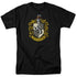 HARRY POTTER/HUFFLEPUFF CREST - S/S ADULT 18/1 - BLACK