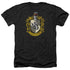 HARRY POTTER/HUFFLEPUFF CREST - ADULT HEATHER - BLACK