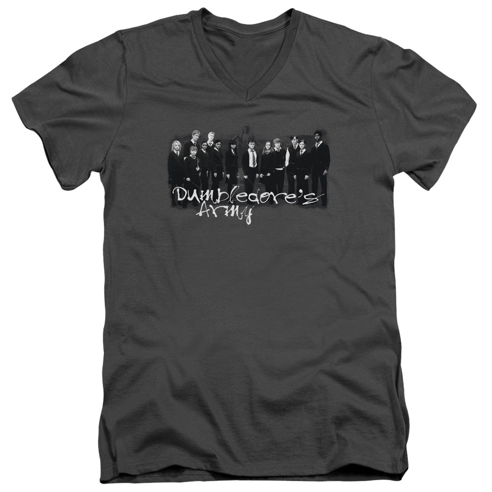 HARRY POTTER AND THE ORDER OF PHOENIX/DA SQUAD - S/S ADULT V-NECK 30/1 - CHARCOAL