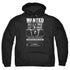 HARRY POTTER/WANTED BELLATRIX - ADULT PULLOVER HOODIE - BLACK