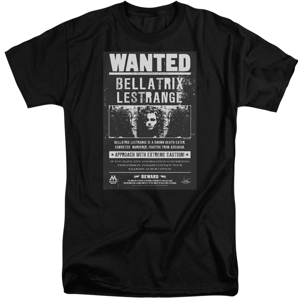 HARRY POTTER/WANTED BELLATRIX - S/S ADULT TALL 18/1 - BLACK
