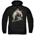 HARRY POTTER/DUMBLEDORE WAND - ADULT PULLOVER HOODIE - BLACK