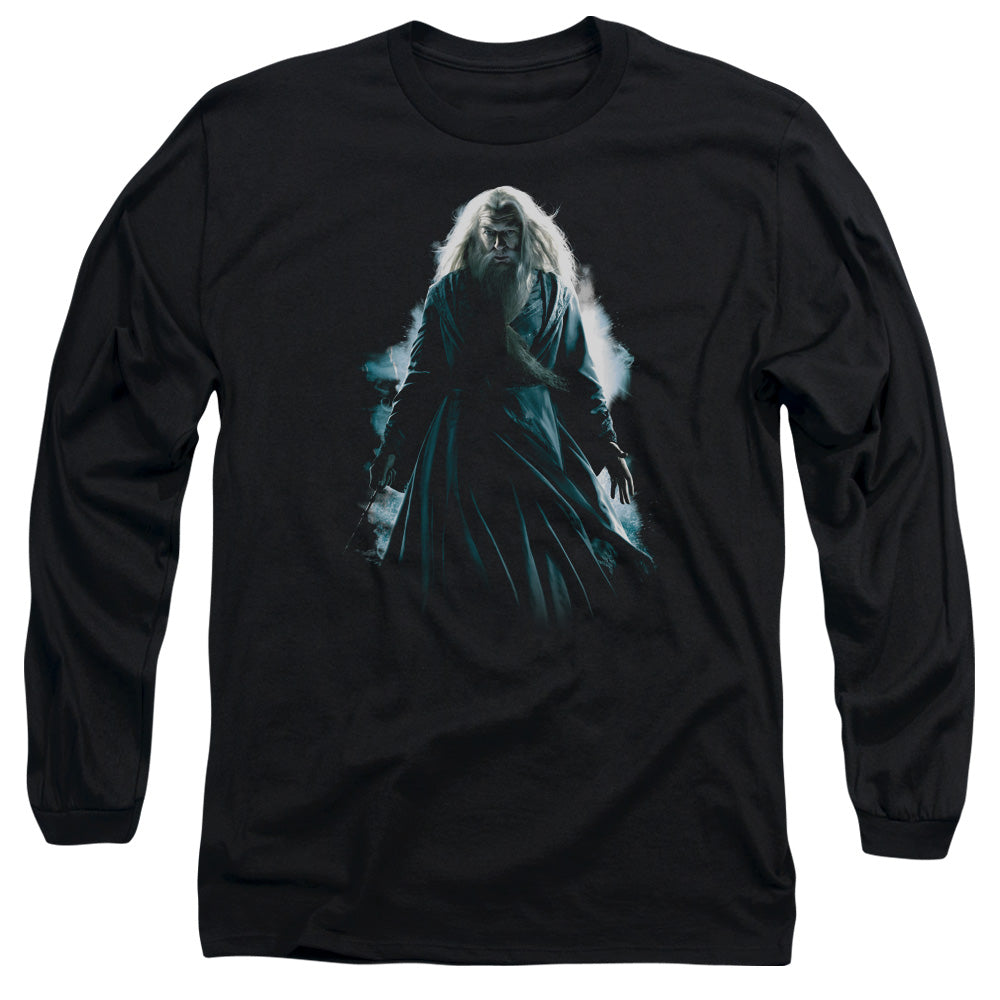 HARRY POTTER/DUMBLEDORE BURST -  L/S ADULT 18/1  - BLACK