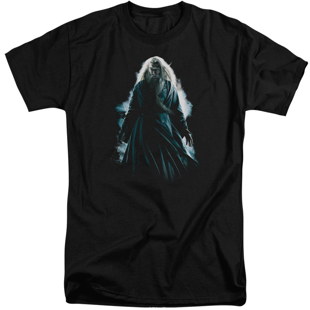 HARRY POTTER/DUMBLEDORE BURST - S/S ADULT TALL 18/1 - BLACK