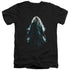 HARRY POTTER/DUMBLEDORE BURST - S/S ADULT V-NECK 30/1 - BLACK