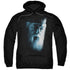 HARRY POTTER/DUMBLEDORE FACE - ADULT PULLOVER HOODIE - BLACK