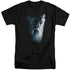 HARRY POTTER/DUMBLEDORE FACE - S/S ADULT TALL 18/1 - BLACK