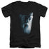 HARRY POTTER/DUMBLEDORE FACE - S/S ADULT V-NECK 30/1 - BLACK