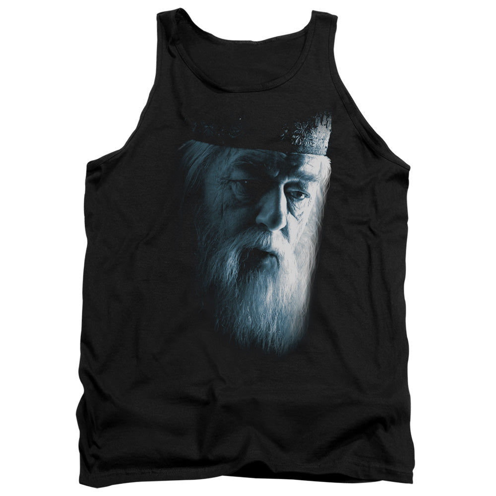 HARRY POTTER/DUMBLEDORE FACE - ADULT TANK - BLACK