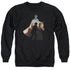 HARRY POTTER/VOLDEMORT LOOMS - ADULT CREWNECK SWEATSHIRT - BLACK