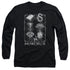 HARRY POTTER/HORCRUX SYMBOLS -  L/S ADULT 18/1  - BLACK