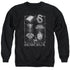 HARRY POTTER/HORCRUX SYMBOLS - ADULT CREWNECK SWEATSHIRT - BLACK