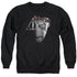 HARRY POTTER/NOWHERE IS SAFE - ADULT CREWNECK SWEATSHIRT - BLACK