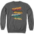 HARRY POTTER/BURNT BANNERS - ADULT CREWNECK SWEATSHIRT - CHARCOAL