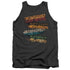 HARRY POTTER/BURNT BANNERS - ADULT TANK - CHARCOAL