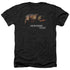 HARRY POTTER/BURNING HOGWARTS - ADULT HEATHER - BLACK