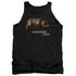 HARRY POTTER/BURNING HOGWARTS - ADULT TANK - BLACK