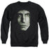 HARRY POTTER/SNAPE HEAD - ADULT CREWNECK SWEATSHIRT - BLACK