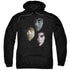 HARRY POTTER/HERO HEADS - ADULT PULLOVER HOODIE - BLACK