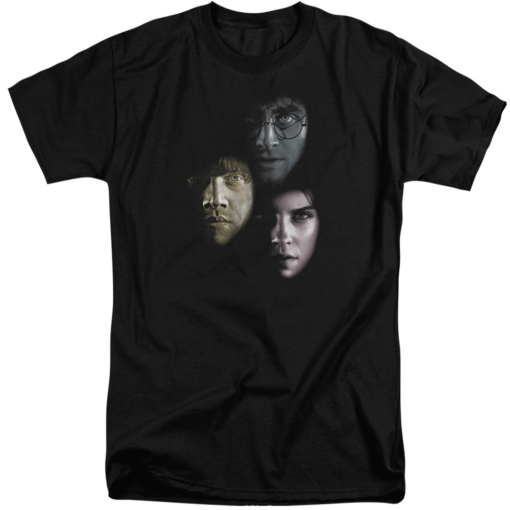 HARRY POTTER/HERO HEADS - S/S ADULT TALL 18/1 - BLACK