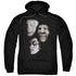 HARRY POTTER/VILLIAN HEADS - ADULT PULLOVER HOODIE - BLACK