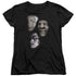 HARRY POTTER/VILLIAN HEADS - S/S WOMENS TEE - BLACK