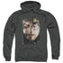 HARRY POTTER/IT ALL ENDS HERE - ADULT PULLOVER HOODIE - CHARCOAL
