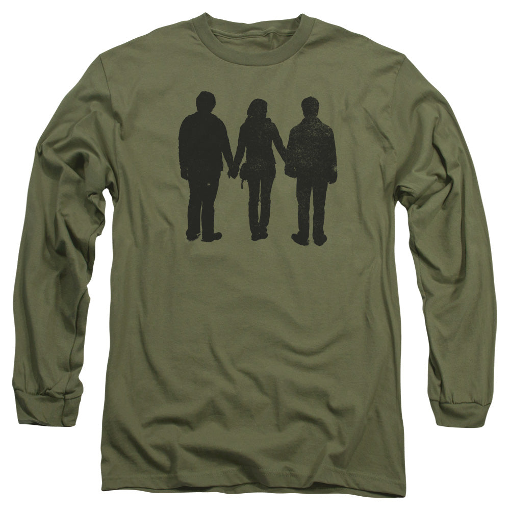 HARRY POTTER/THREE STAND ALONE -  L/S ADULT 18/1  - MILITARY GREEN