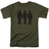 HARRY POTTER/THREE STAND ALONE - S/S ADULT 18/1 - MILITARY GREEN