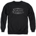 HARRY POTTER/MISCHIEF MANAGED - ADULT CREWNECK SWEATSHIRT - BLACK
