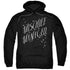 HARRY POTTER/MISCHIEF MANAGED 4 - ADULT PULLOVER HOODIE - BLACK