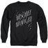 HARRY POTTER/MISCHIEF MANAGED 4 - ADULT CREWNECK SWEATSHIRT - BLACK