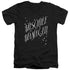 HARRY POTTER/MISCHIEF MANAGED 4 - S/S ADULT V-NECK 30/1 - BLACK