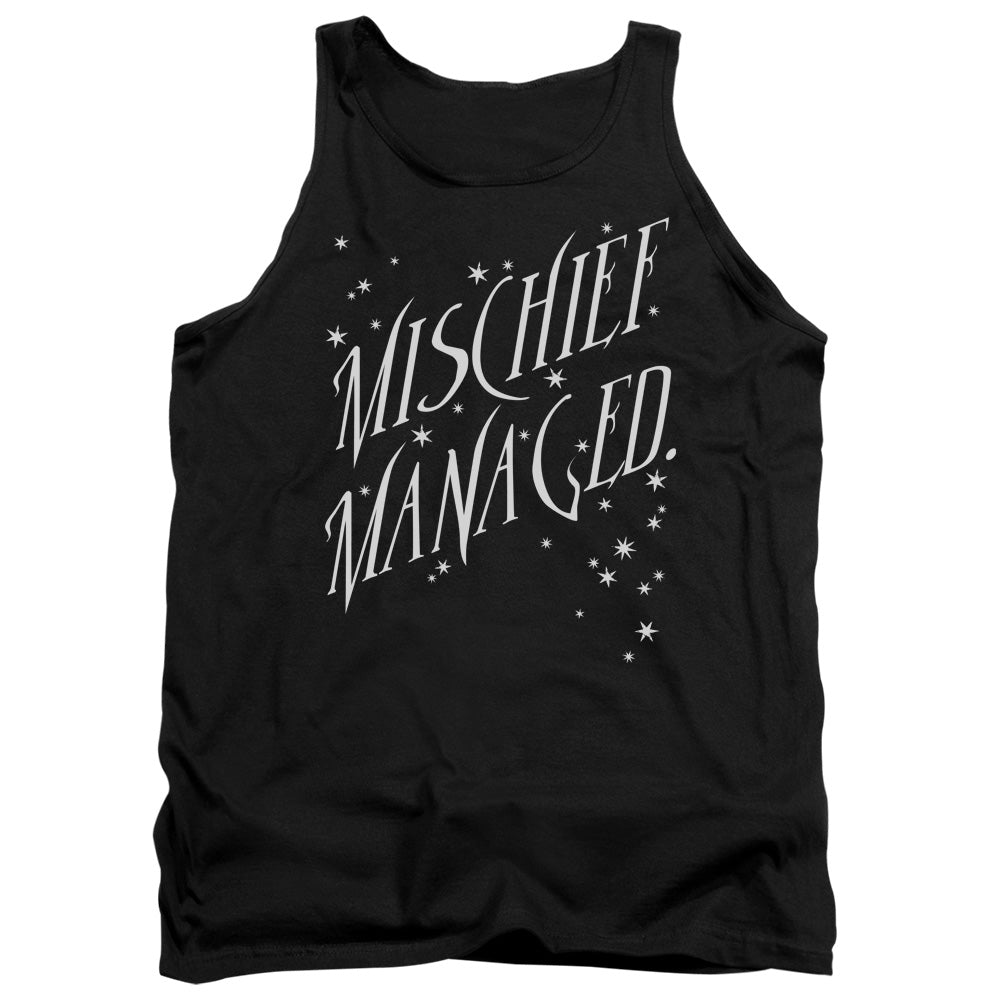 HARRY POTTER/MISCHIEF MANAGED 4 - ADULT TANK - BLACK