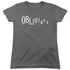 HARRY POTTER/OBLIVIATE - S/S WOMENS TEE - CHARCOAL