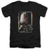 HARRY POTTER/OLIVANDER - S/S ADULT V-NECK 30/1 - BLACK