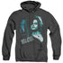 HARRY POTTER/BELLATRIX CLOSEUP - ADULT HEATHER HOODIE - BLACK