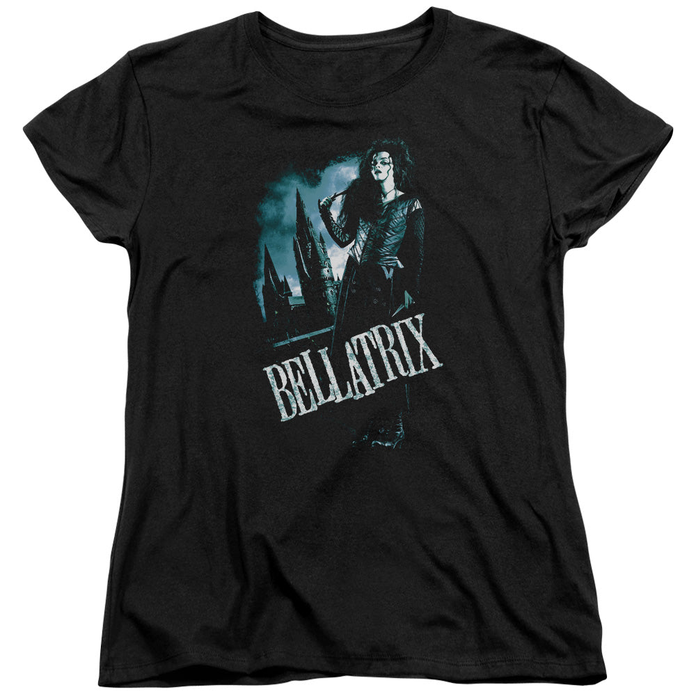 HARRY POTTER/BELLATRIX FULL BODY - S/S WOMENS TEE - BLACK