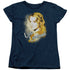 HARRY POTTER/LUNA CLOSEUP - S/S WOMENS TEE - NAVY