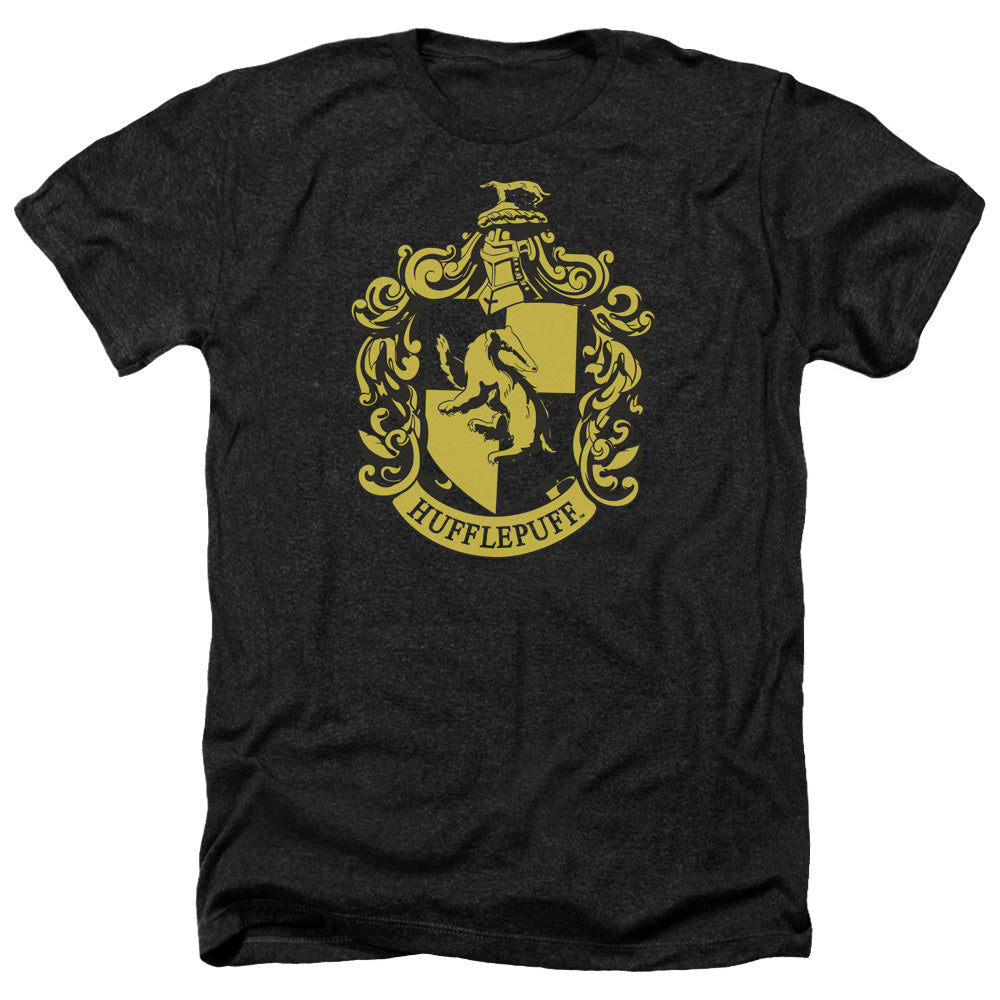 HARRY POTTER/HUFFLEPUFF CREST - ADULT HEATHER - BLACK