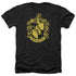 HARRY POTTER/HUFFLEPUFF CREST - ADULT HEATHER - BLACK