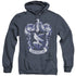 HARRY POTTER/RAVENCLAW CREST - ADULT HEATHER HOODIE - NAVY