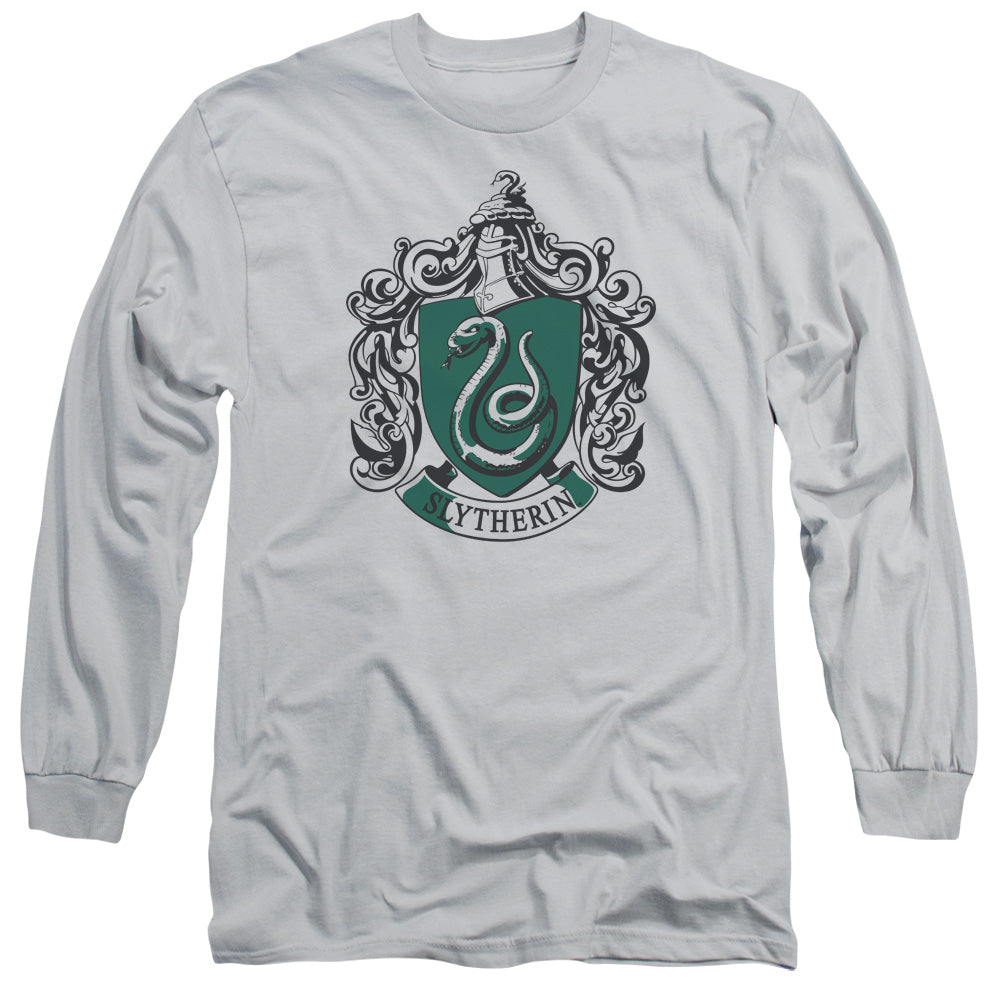 HARRY POTTER/SLYTHERINE CREST -  L/S ADULT 18/1  - SILVER