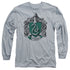 HARRY POTTER/SLYTHERIN CREST -  L/S ADULT 18/1  - ATHLETIC HEATHER