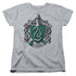 HARRY POTTER/SLYTHERIN CREST - S/S WOMENS TEE - ATHLETIC HEATHER